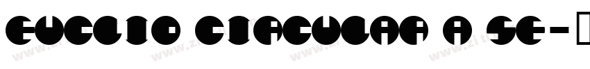Euclid Circular A Se字体转换